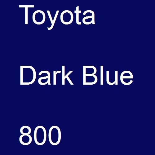 Toyota, Dark Blue, 800.